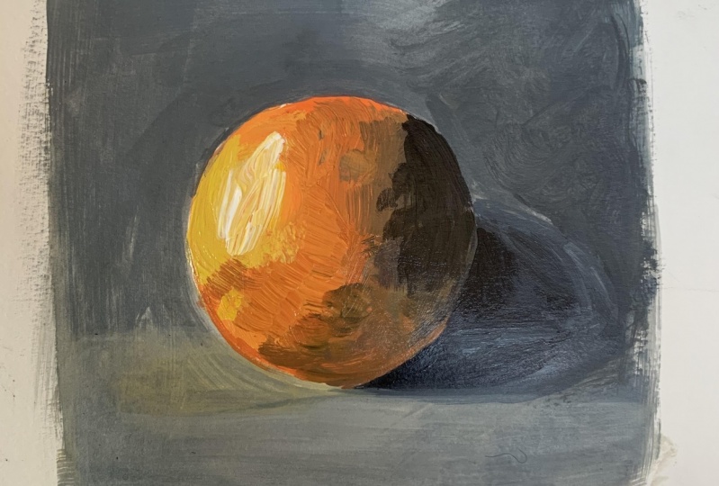 Orange + Seascape