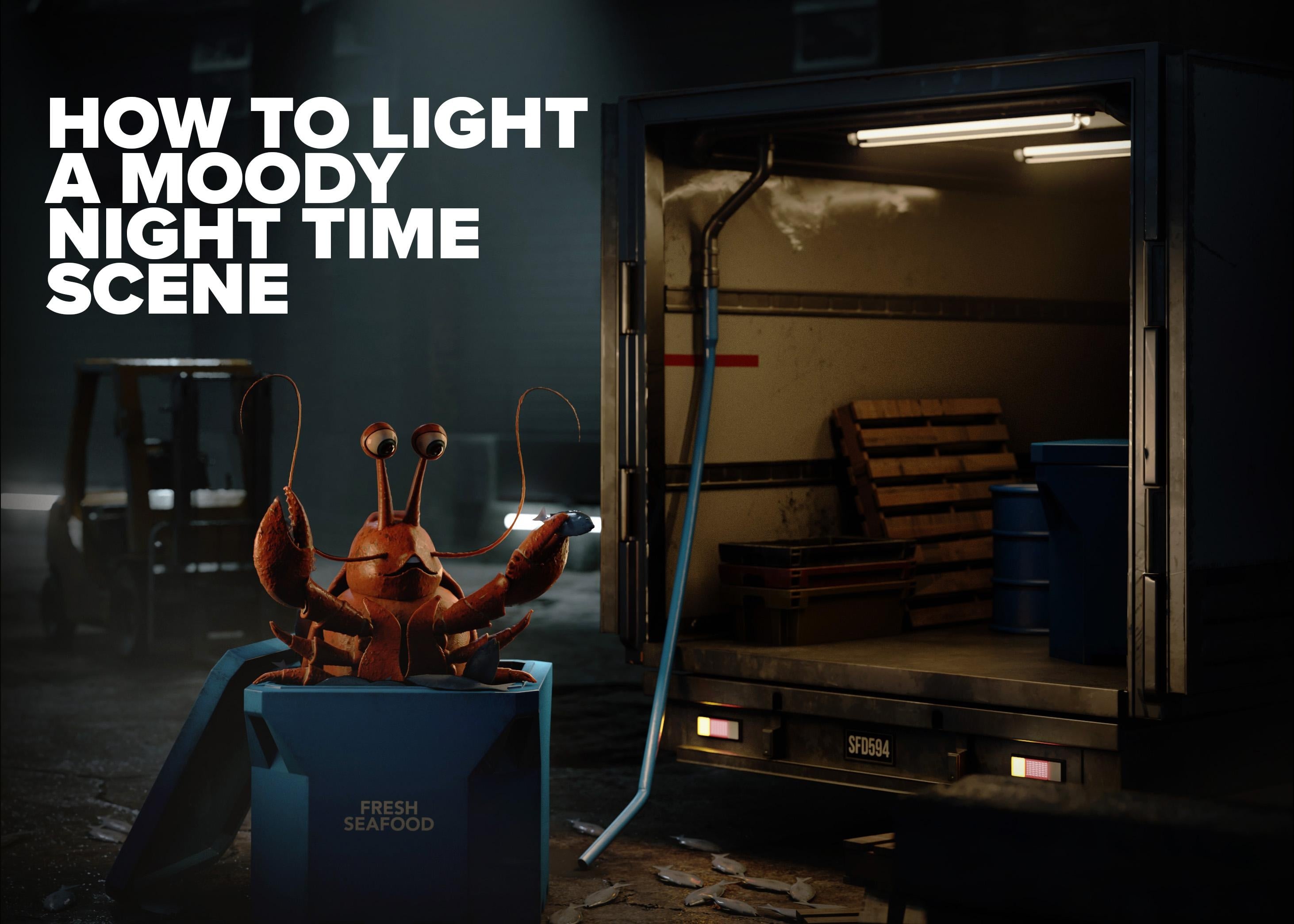 HOW TO LIGHT A MOODY NIGHT TIME SCENE - student project