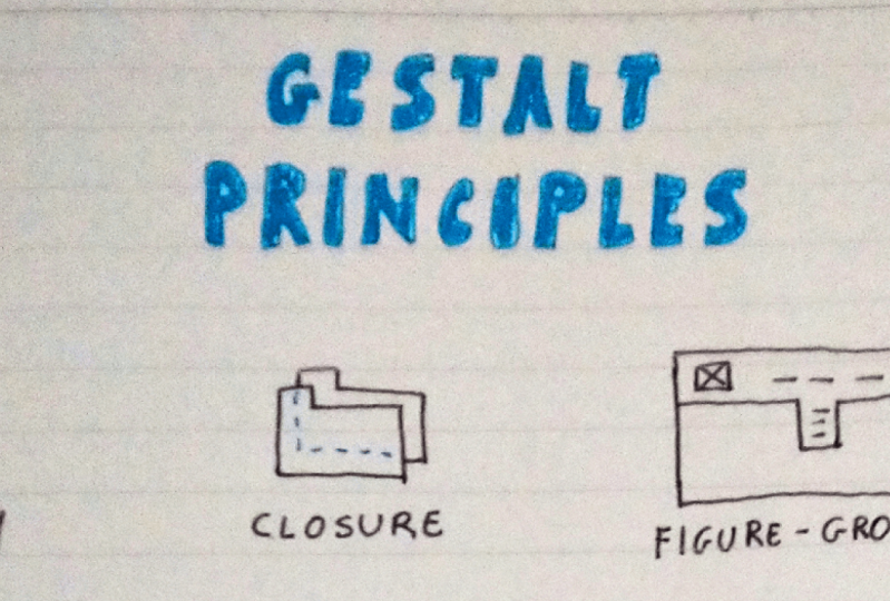 Gestalt principles for sketching cheatsheet