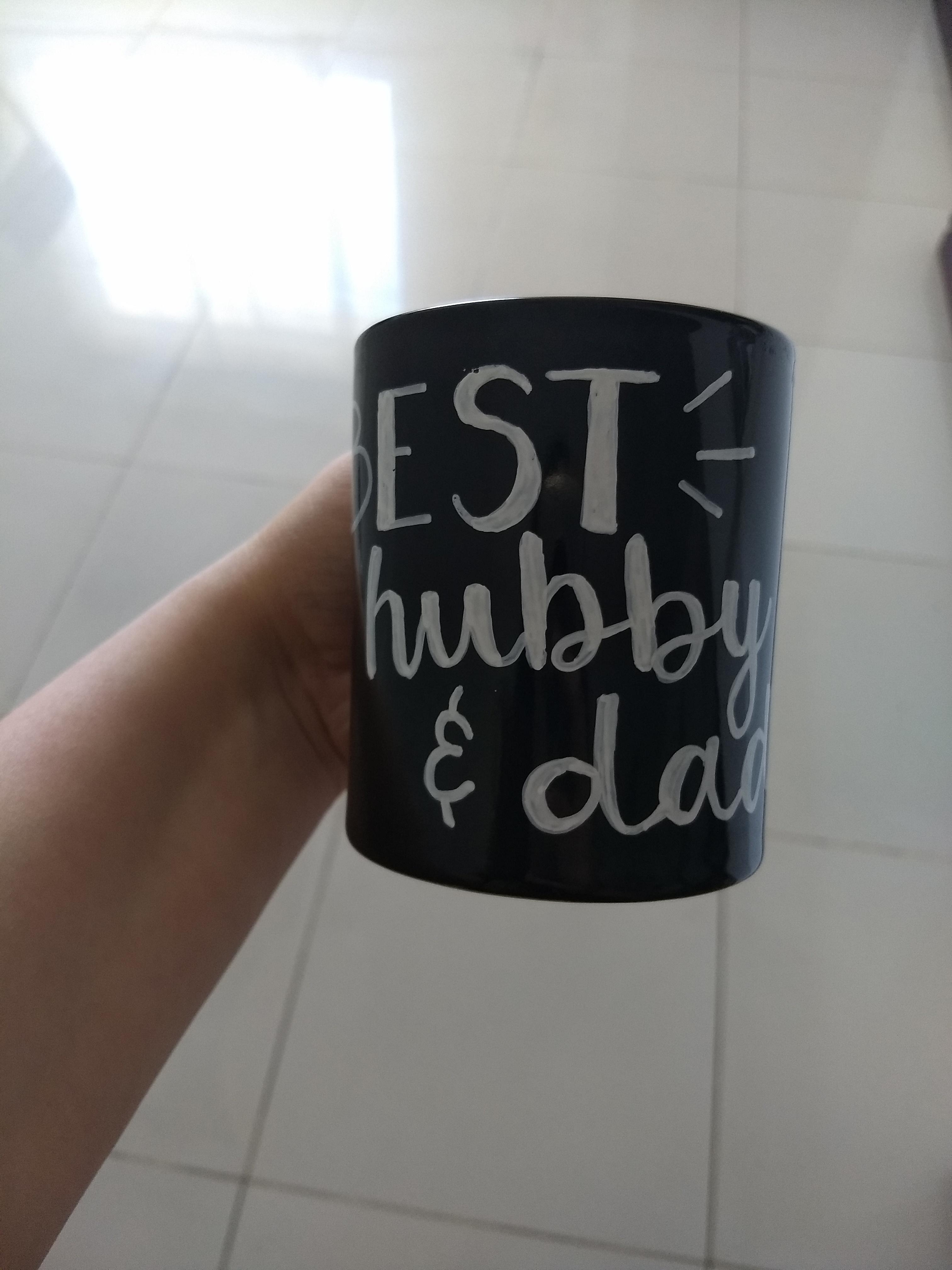 Mug lettering - student project