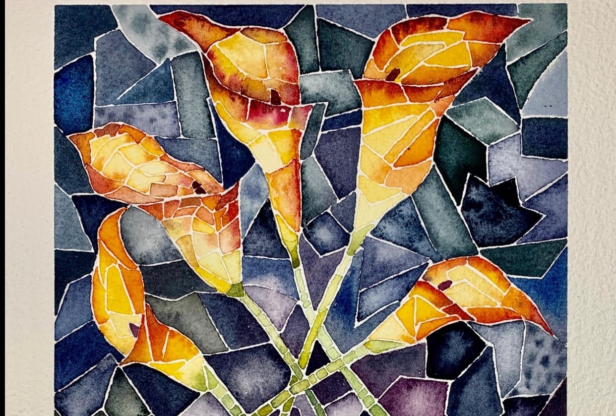 Calla lilies - student project