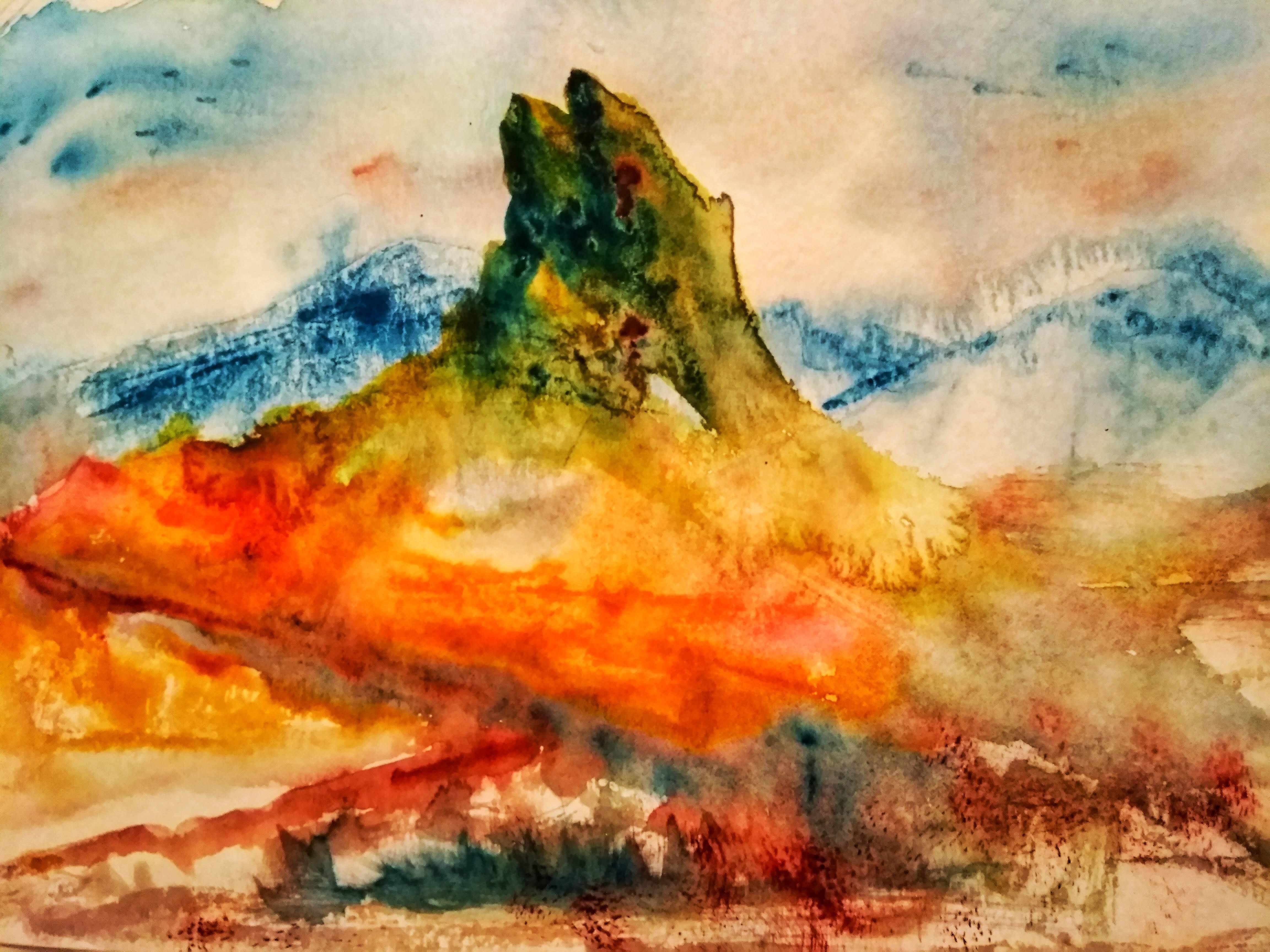 Abstract landscape - student project
