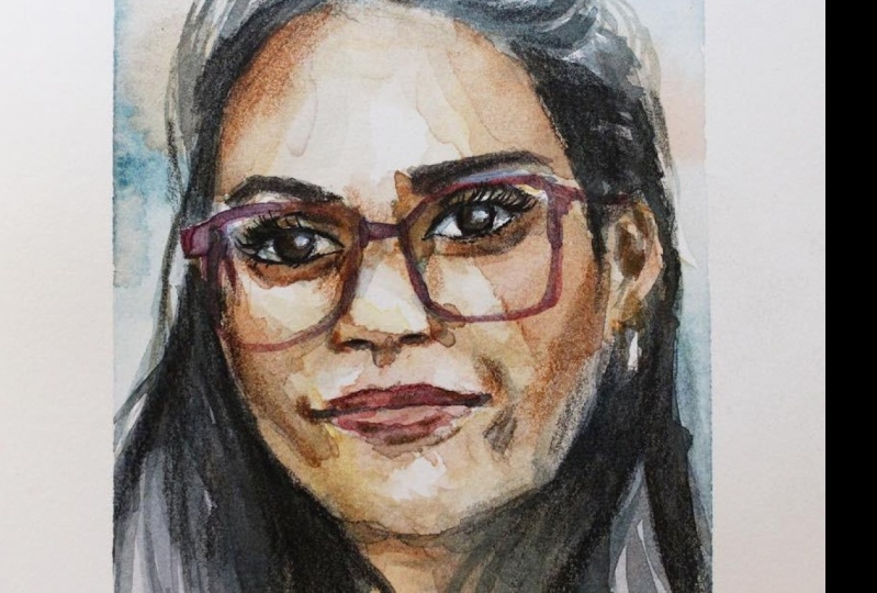 Watercolor Portrait Practice