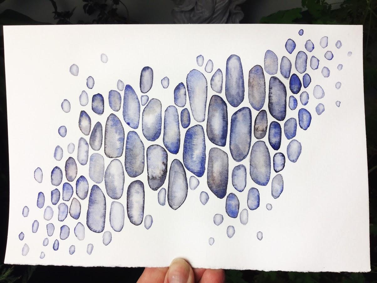 Abstract cells in my own color blend - student project