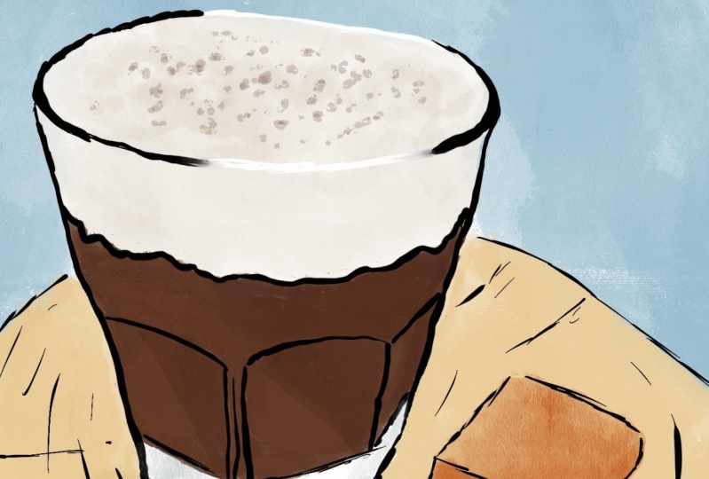 Sketching coffee