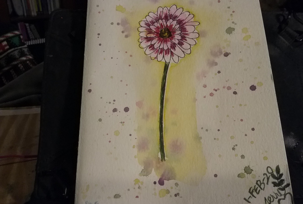 Painting Miss Daisy - student project