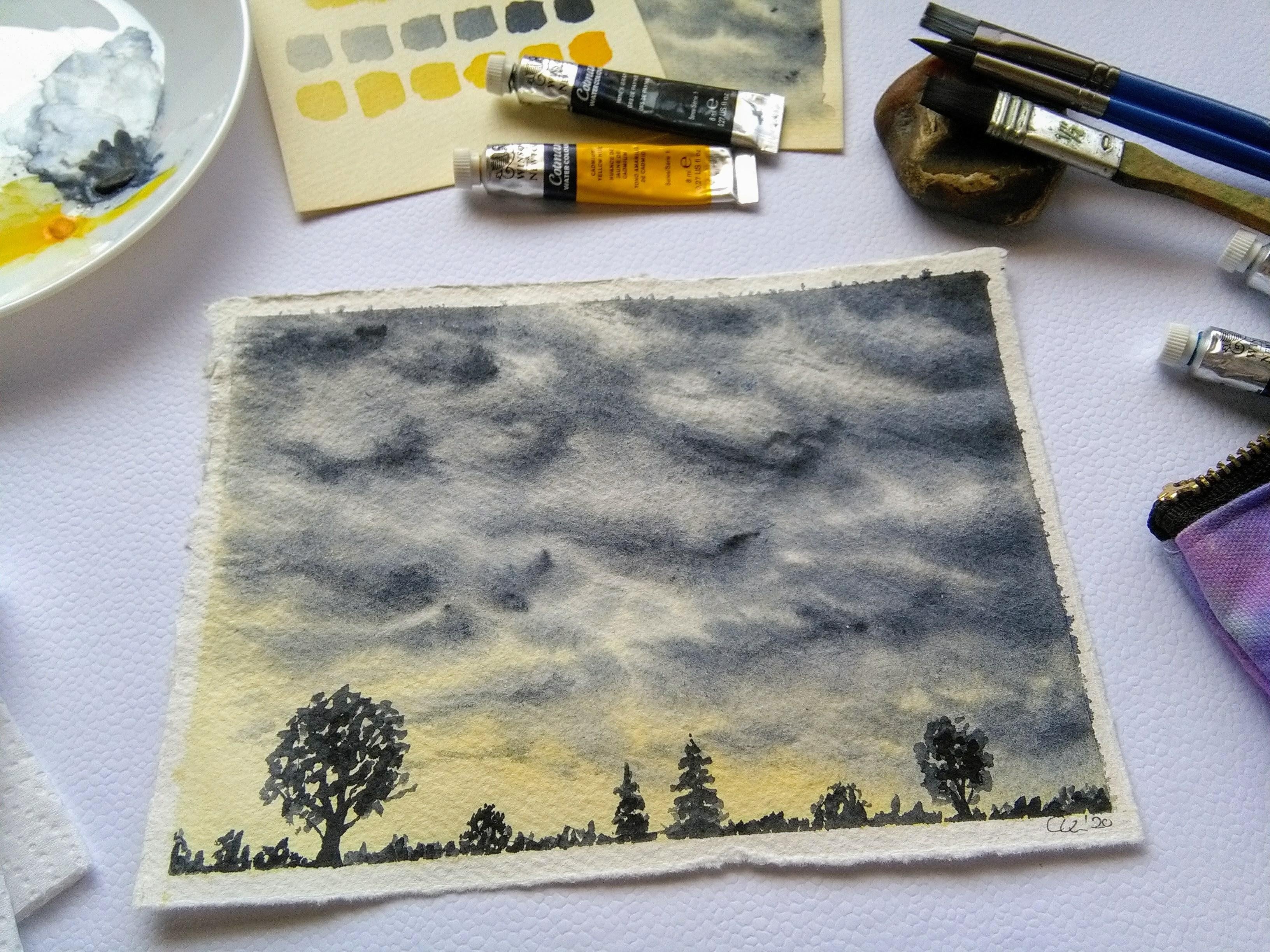 Sample Project: Dramatic Storm Clouds - student project