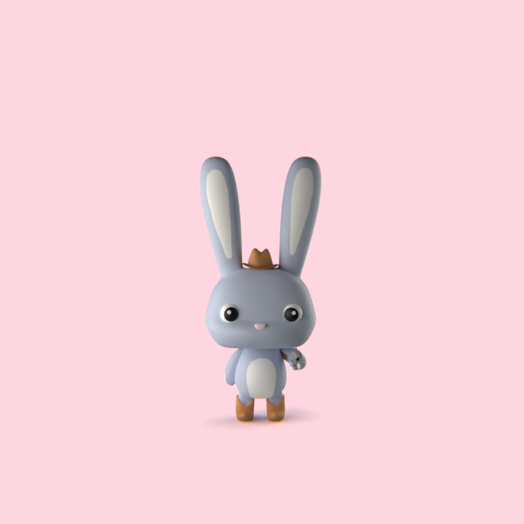 Burly the Cowboy Bunny