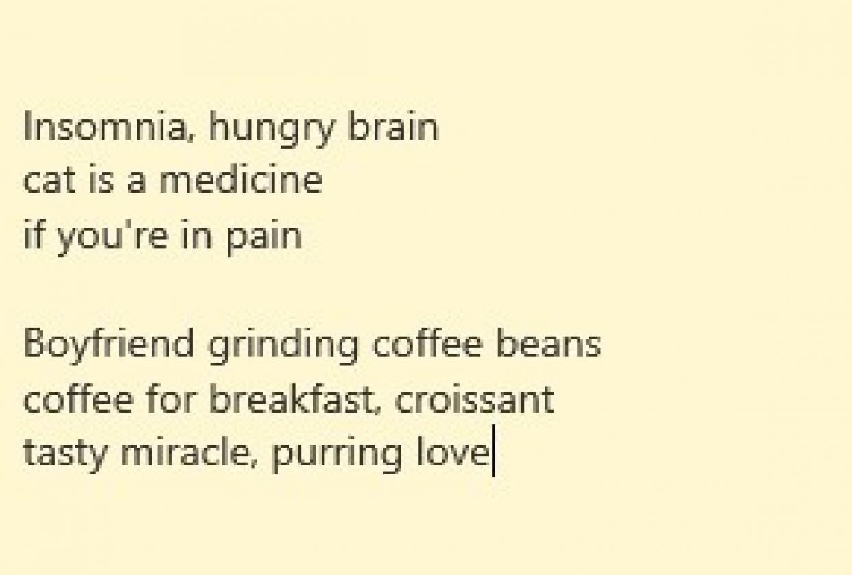 Fun poem - student project