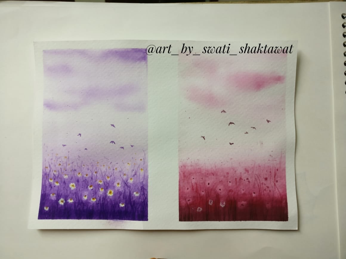 Watercolour Meadows - student project