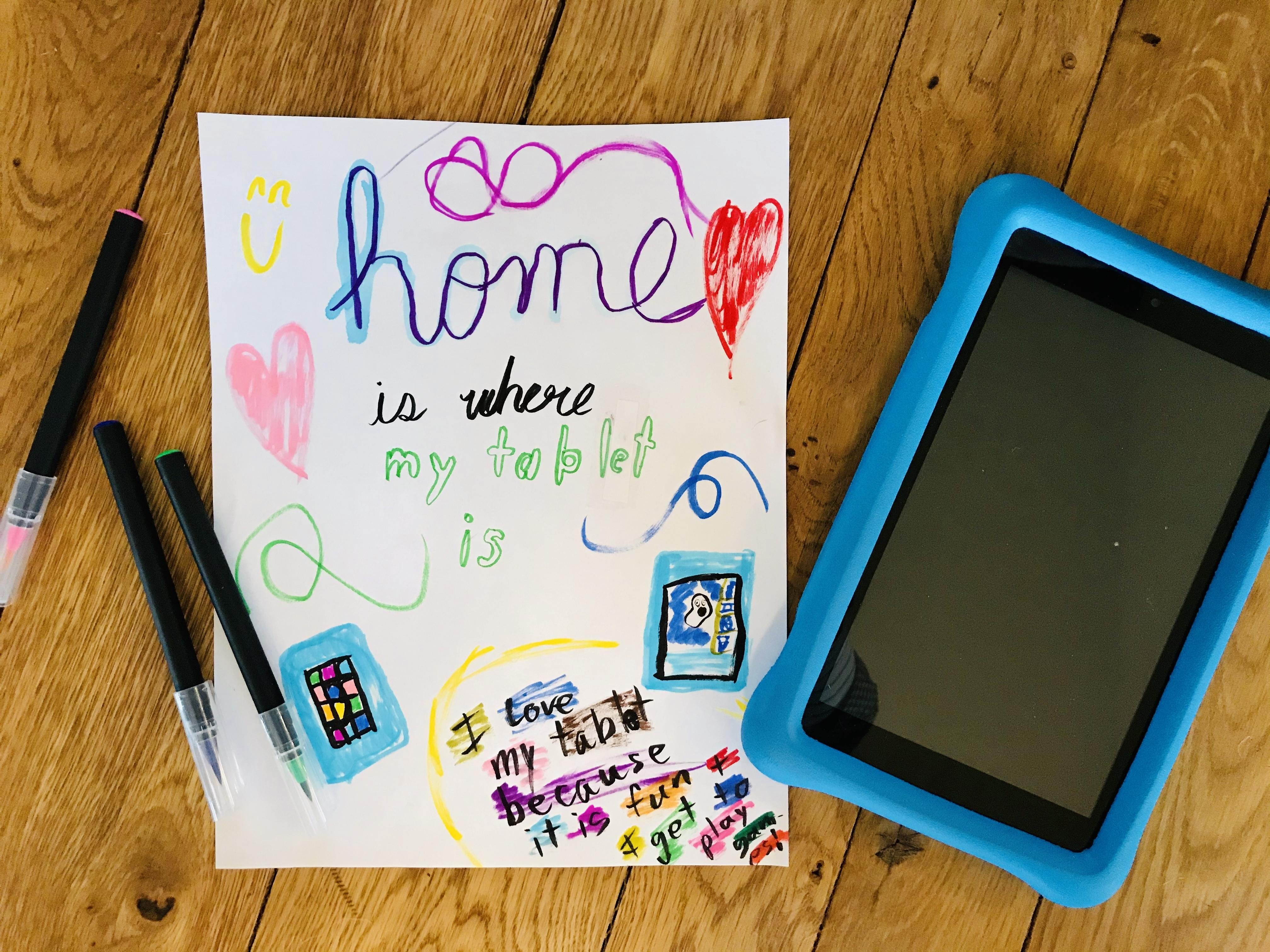 Home is where my tablet is - student project
