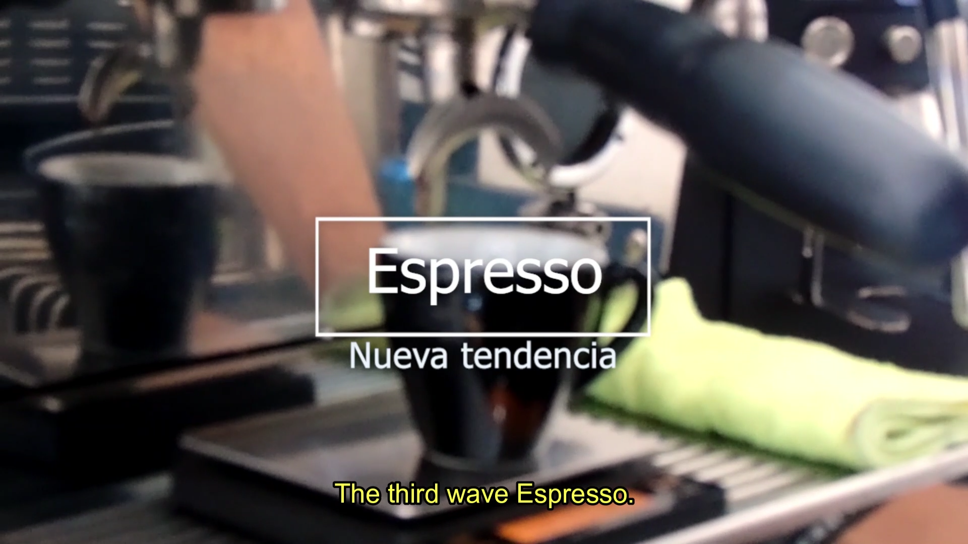 The third wave Espresso (after & before) - student project