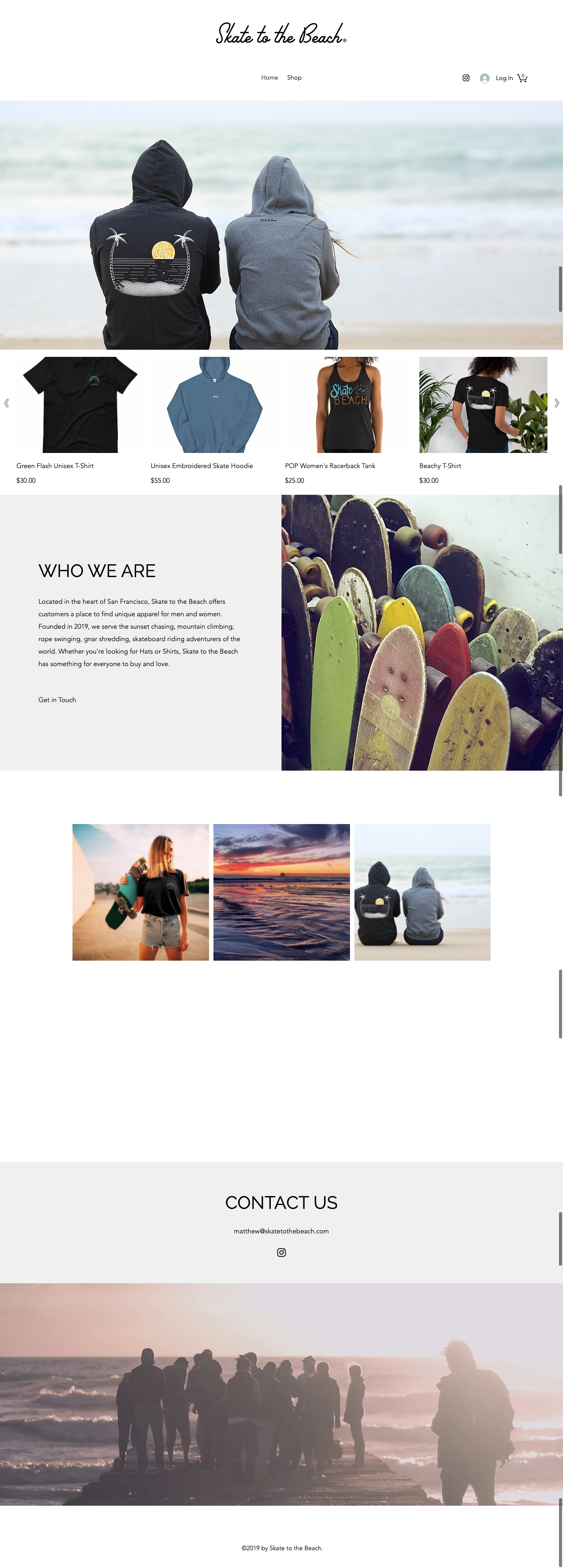 Skate to the Beach - student project