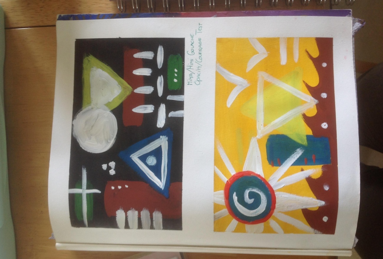 Gouache - student project