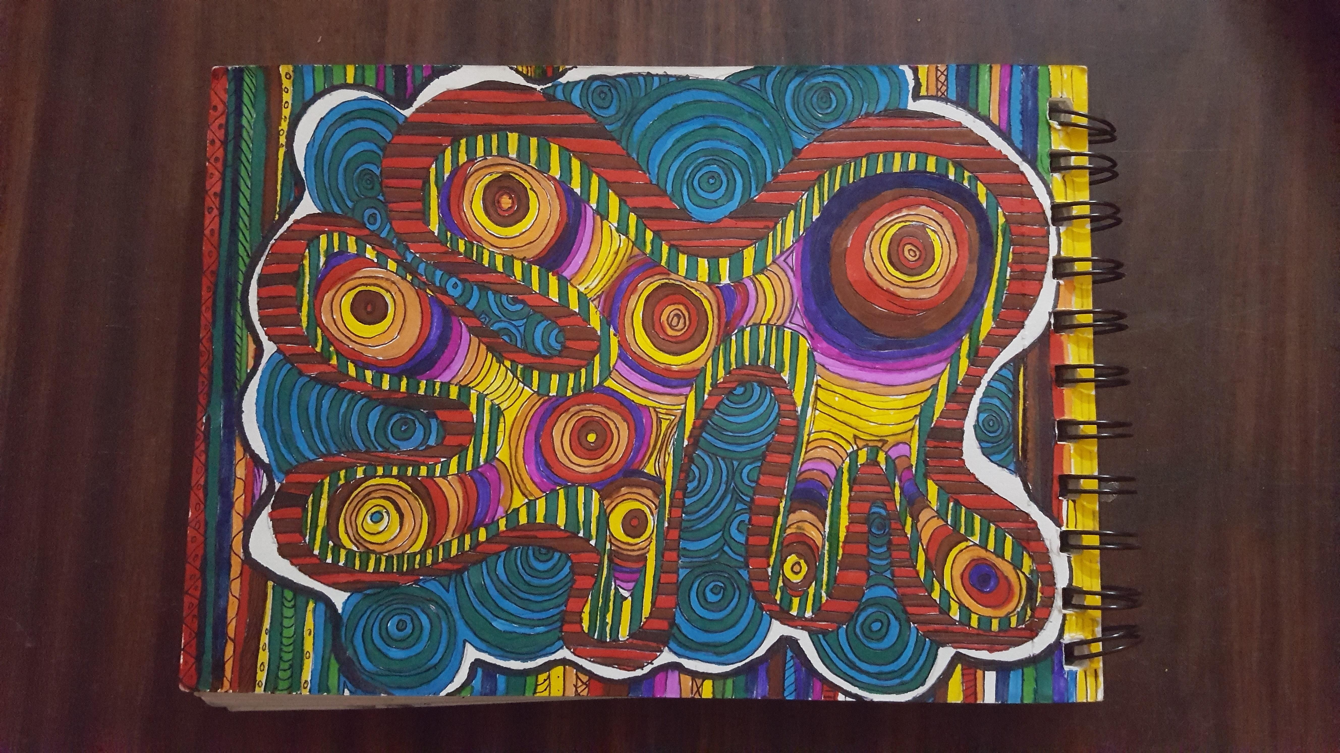 went a little colourful! - student project