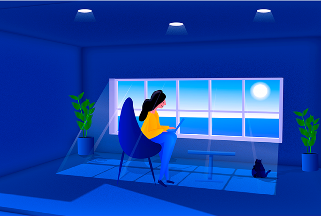 Blue Day - student project