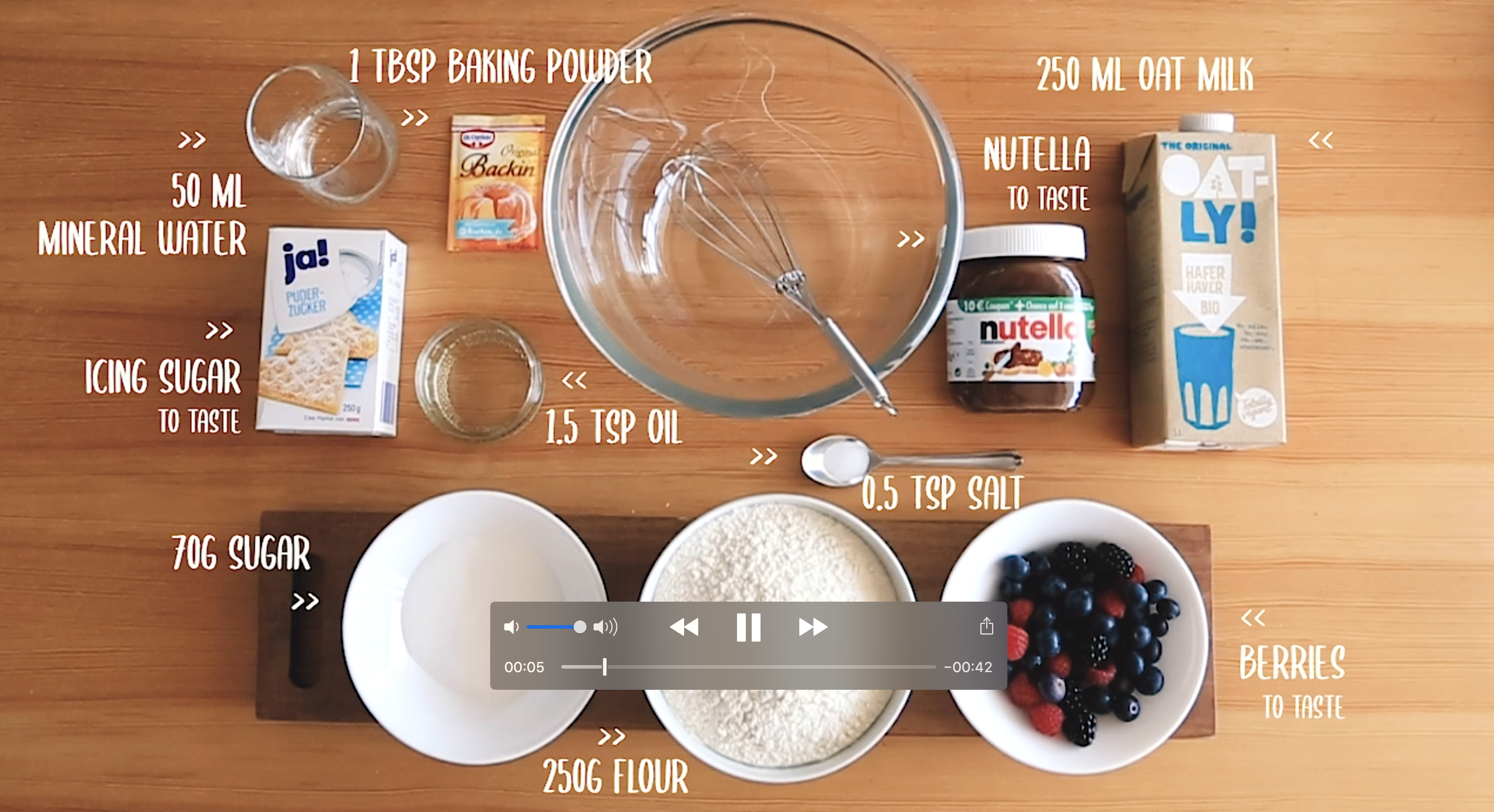Vegan Waffles - student project