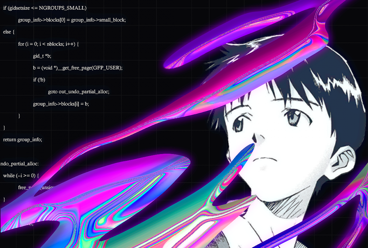 Ikari Shinji - Chrome - student project