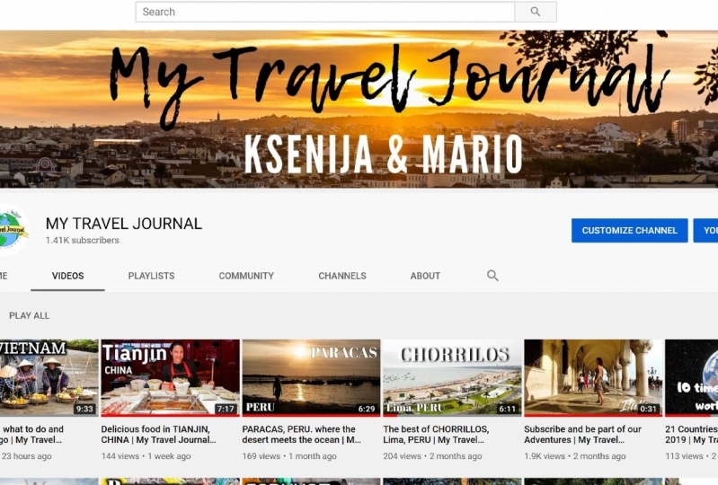 Youtube Channel/ My travel Journal Vlog