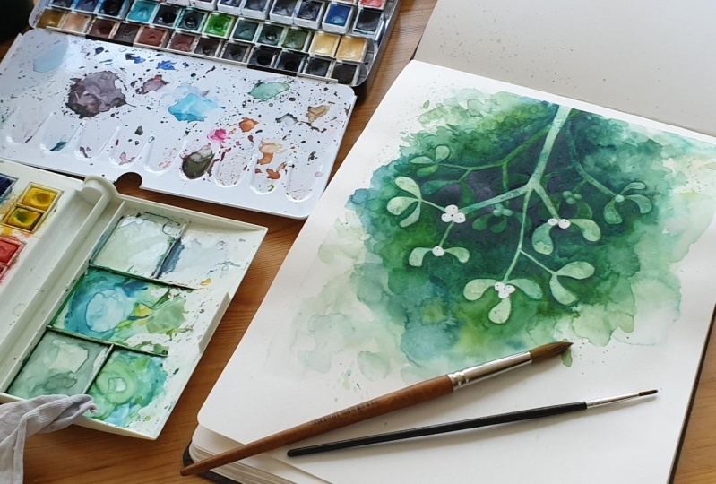 Learning negative painting