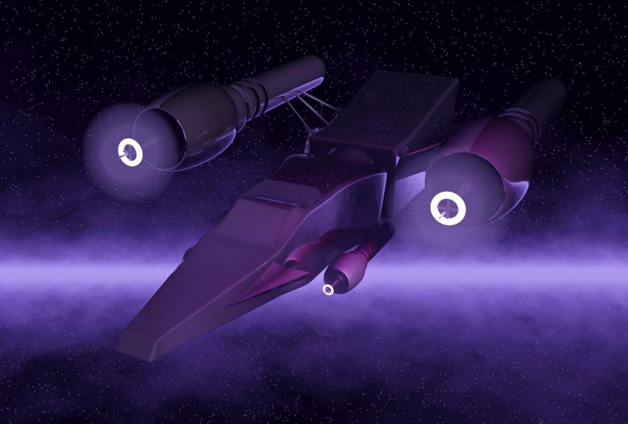 C4D - Spaceship - student project