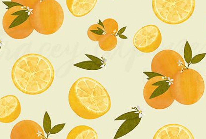 Oranges, Leaves & Florals