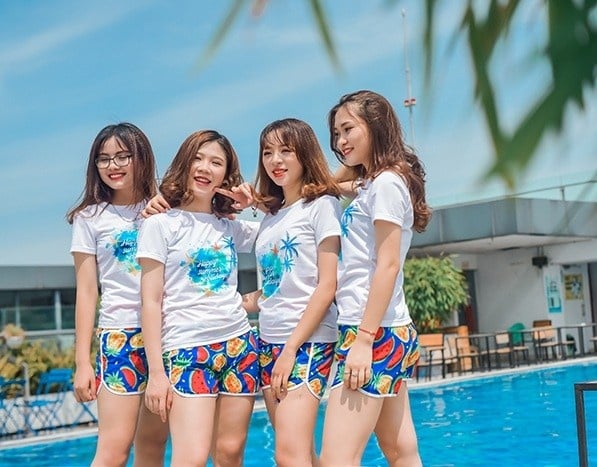 Áo thun đồng phục nhóm đẹp - student project
