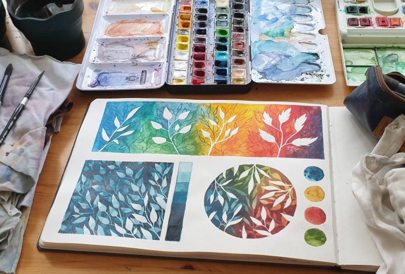 Learning negative painting II