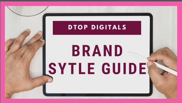 Dtop Brand Style Guide - student project
