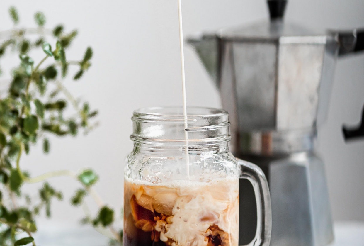 Bright Coffee swirl - student project