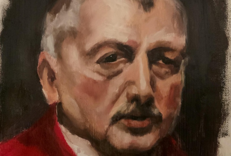 Zorn portrait using the zorn pallet