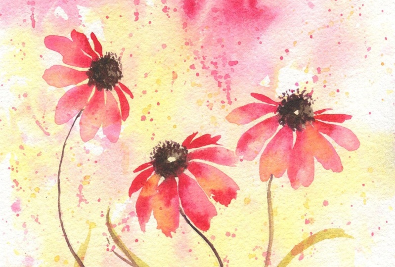 Expressive Florals: Coneflowers