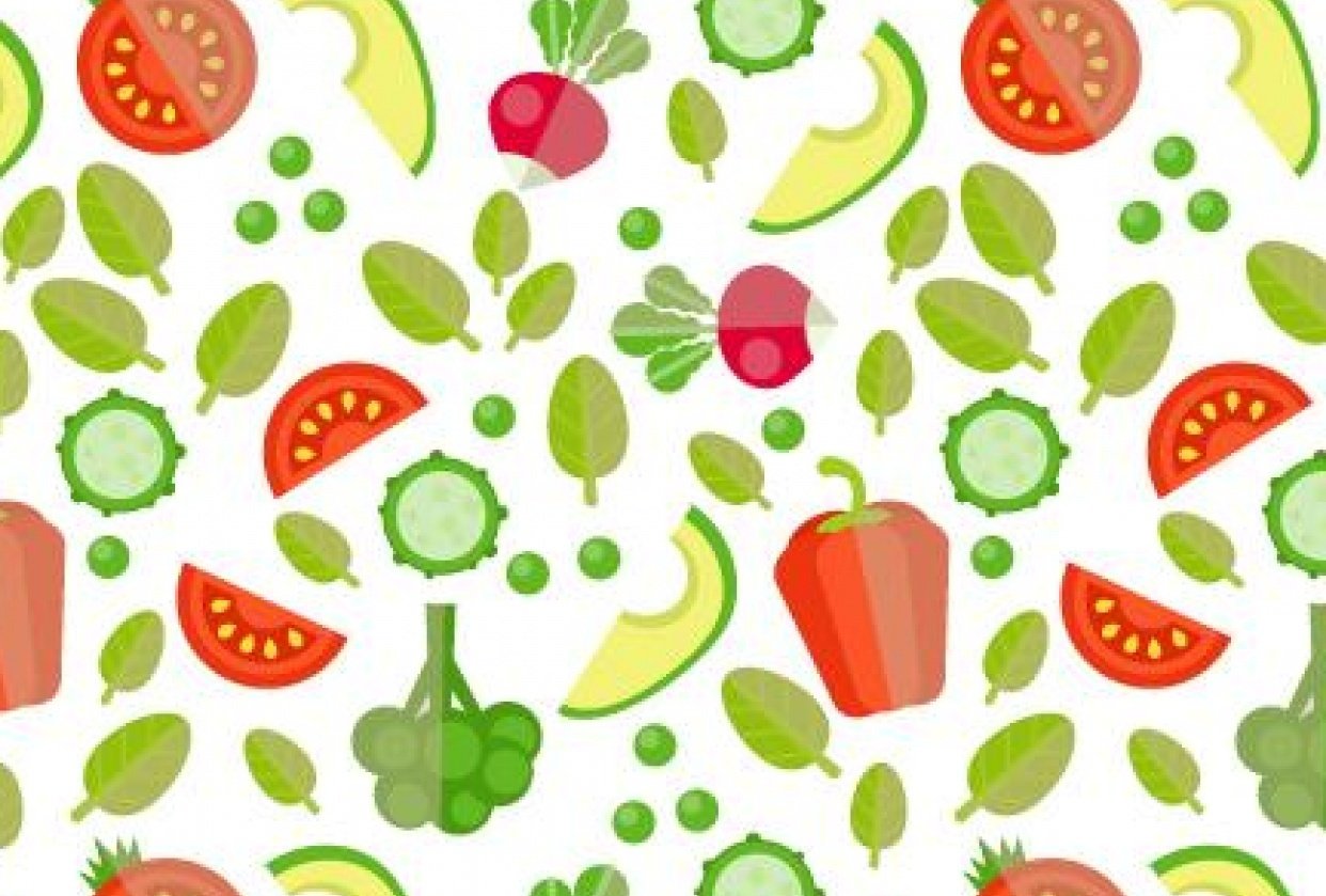 Large seamless pattern - student project
