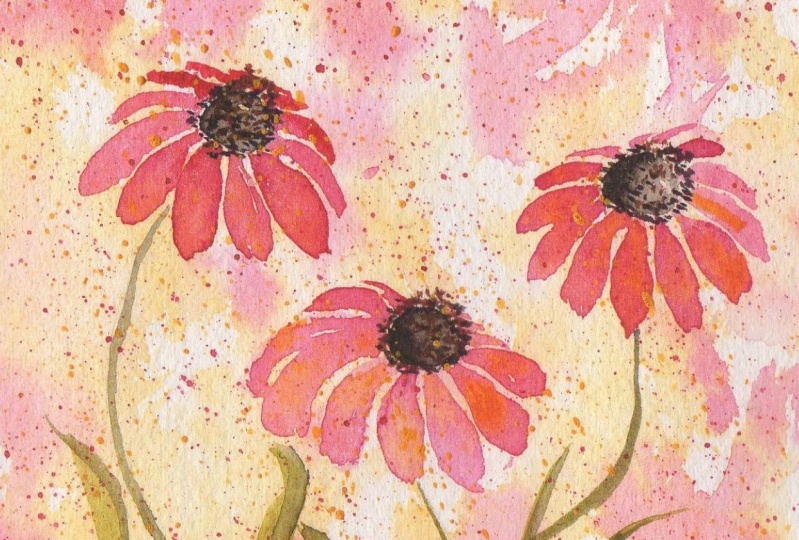 Expressive Watercolor Florals