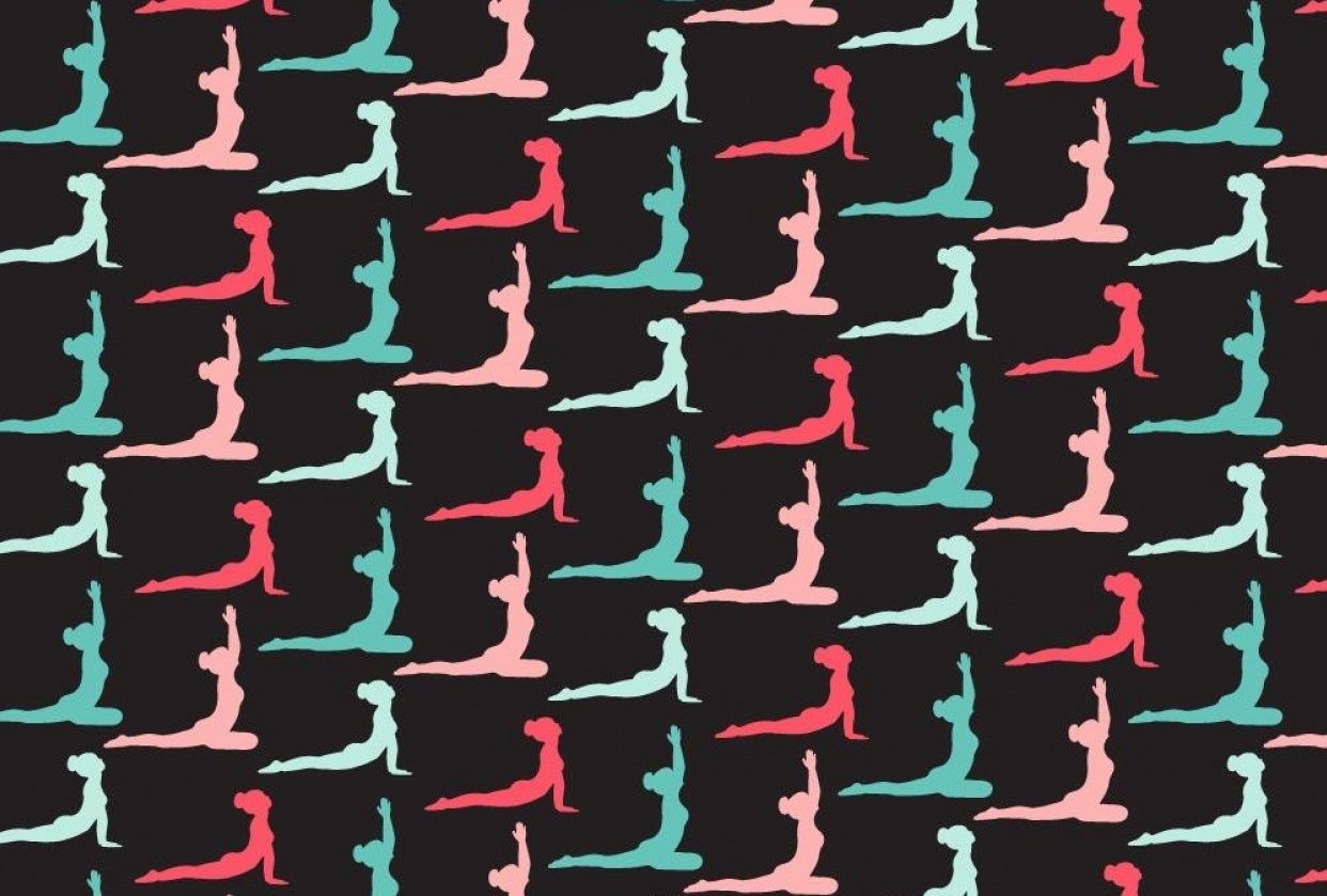 Crowded Yoga Class - student project