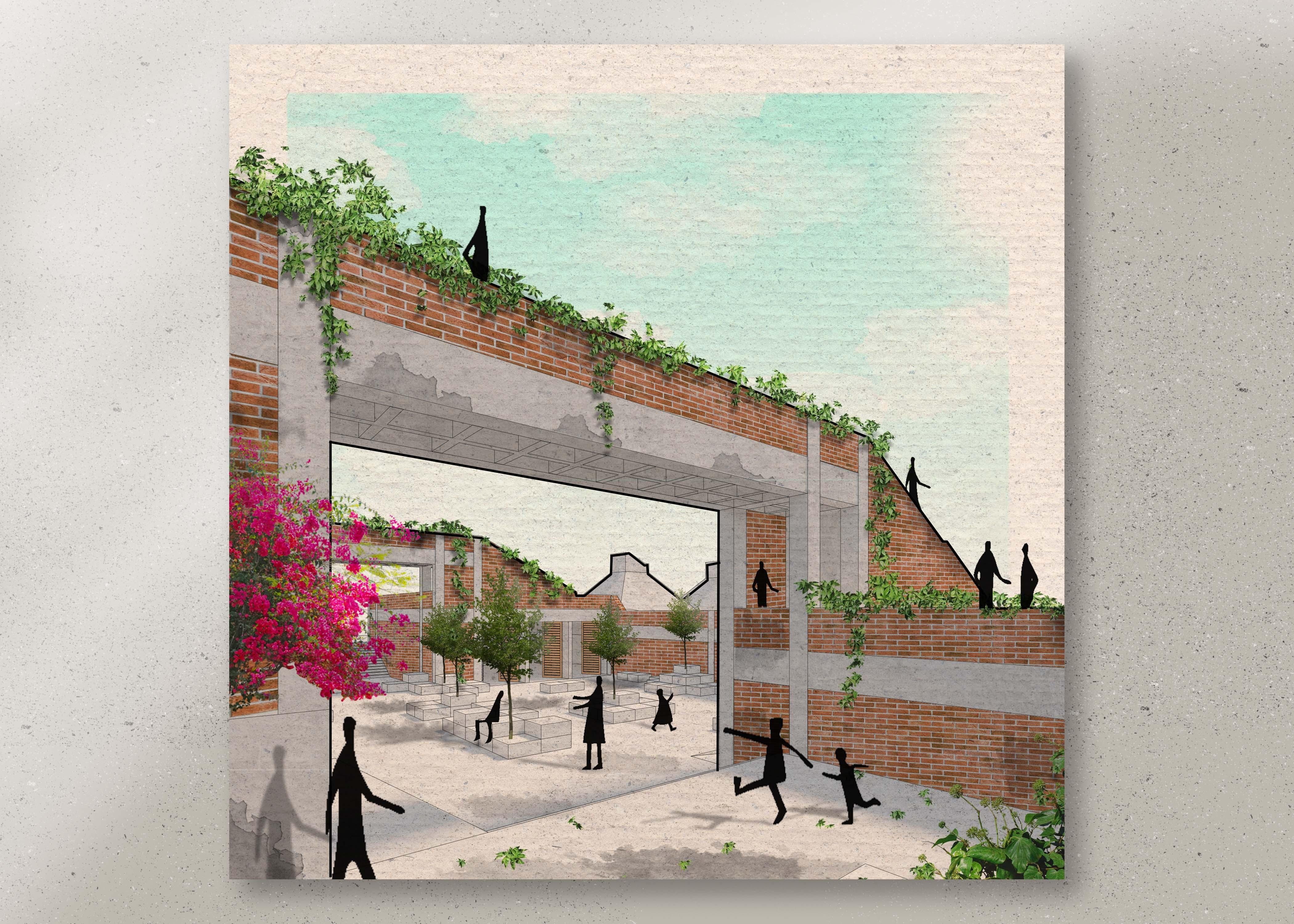ARCHITECTURE ILLUSTRATION - student project