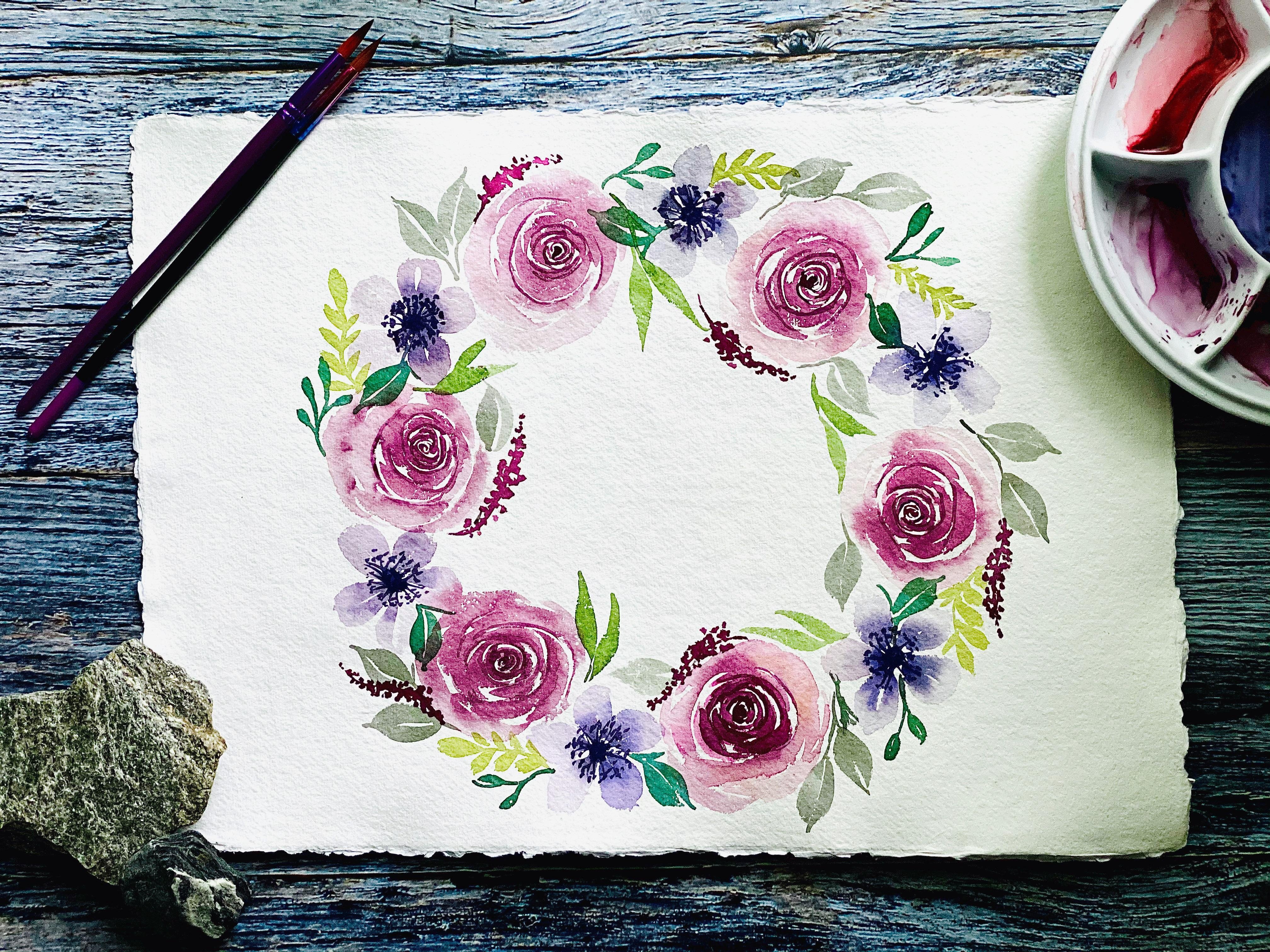 Floral Wreath - student project