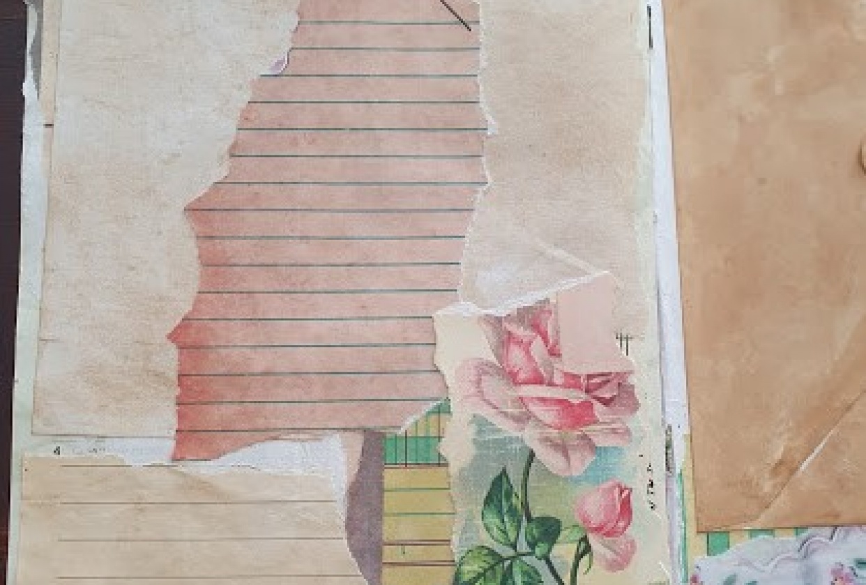 Up-cycled Brochure Inspiration Journal - student project