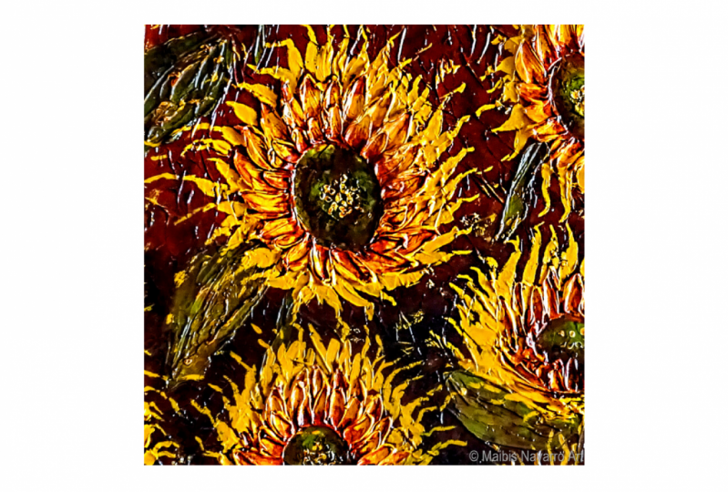 SUNFLOWERS IN OILS