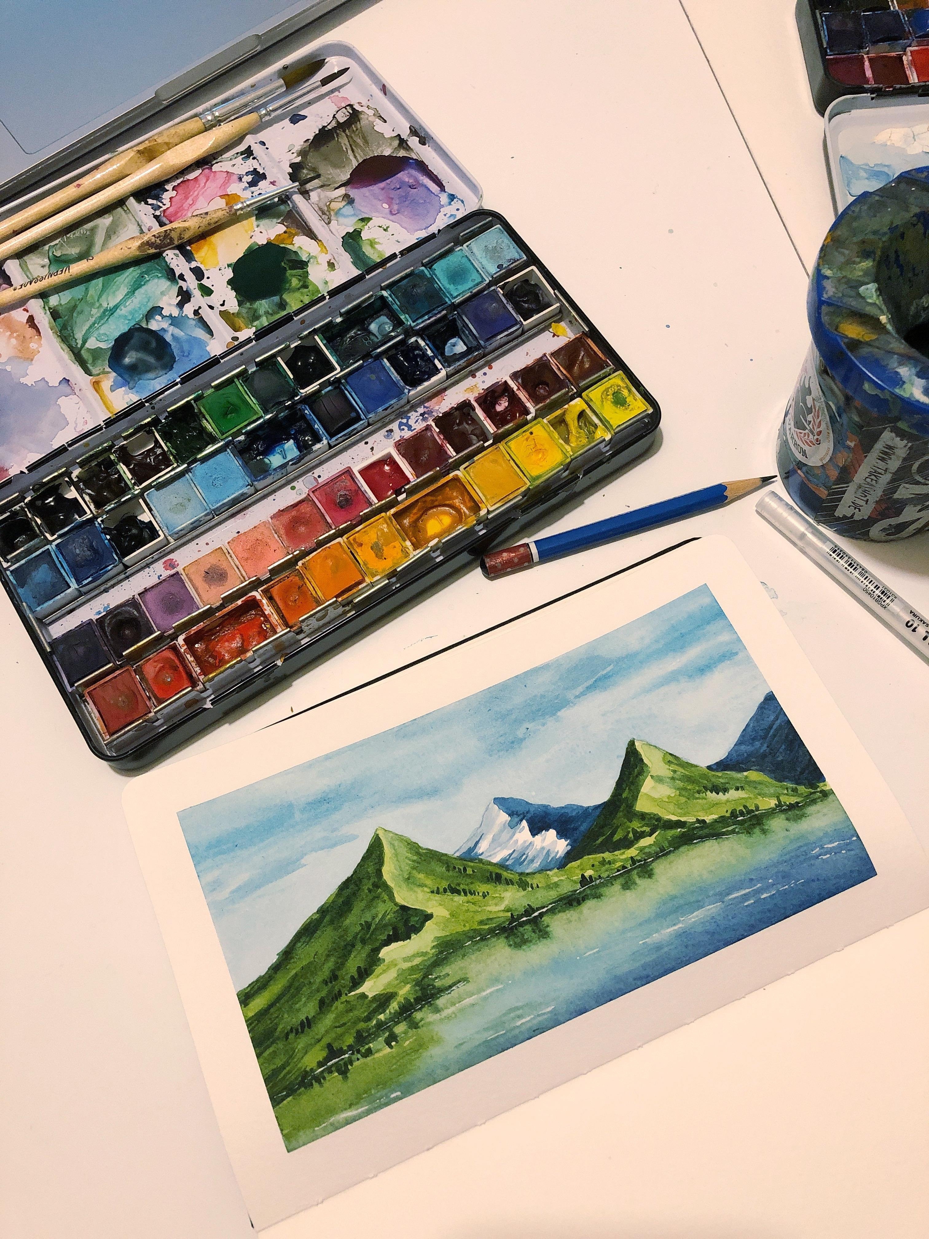 Landscape Painting - student project