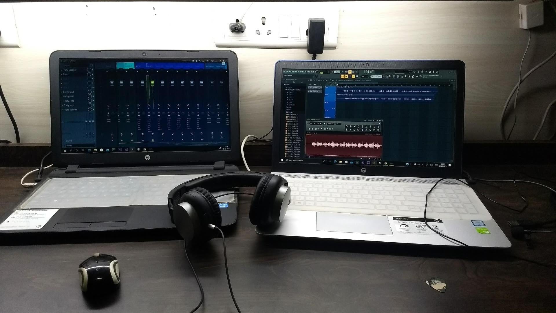 My little home studio setup - student project