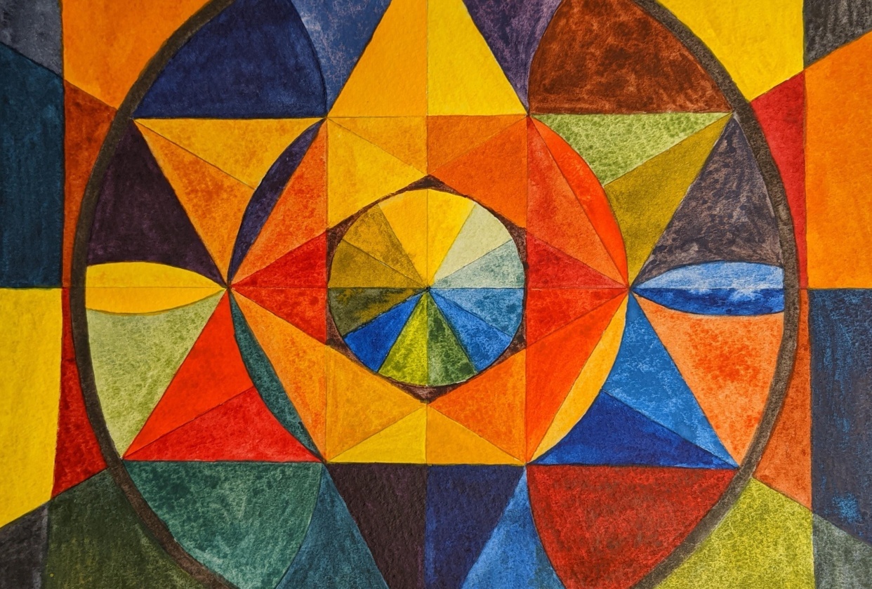 kaleidoscope mandala - student project