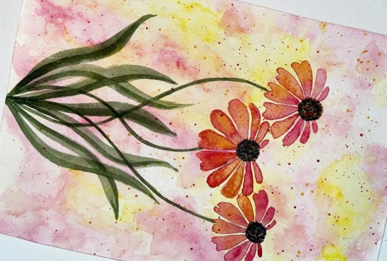Watercolor florals