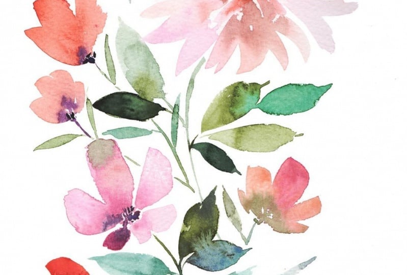 Intuitive Watercolour Florals