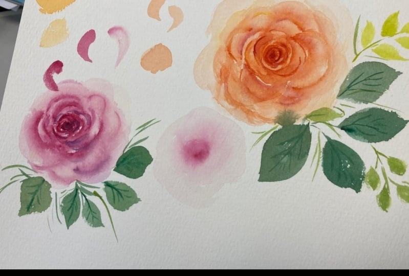 Watercolour Rose with Esther Peck