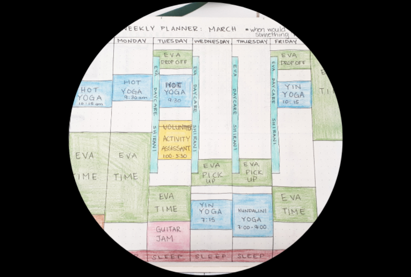Weekly Schedule Template