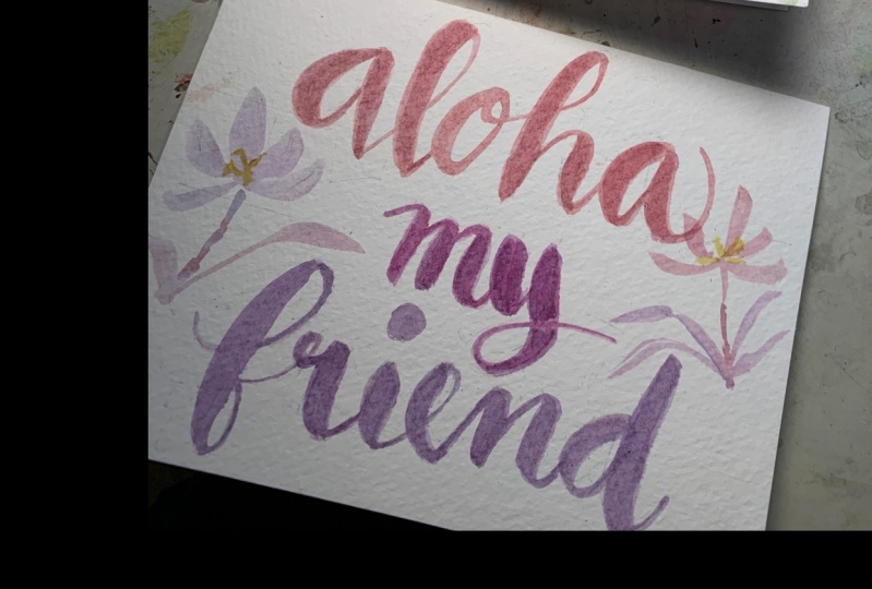 Two cards from Hawaii