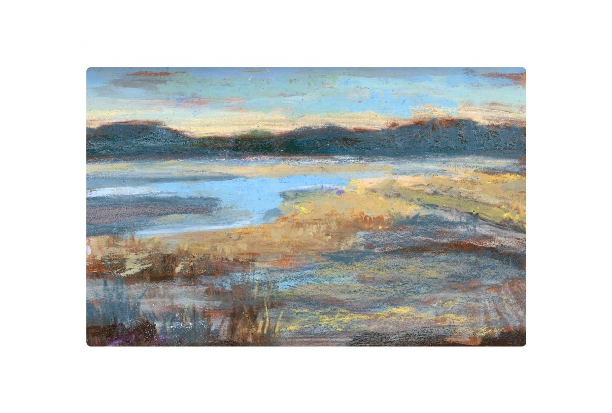 Water Soluble Pastel and Acrylic Work - student project