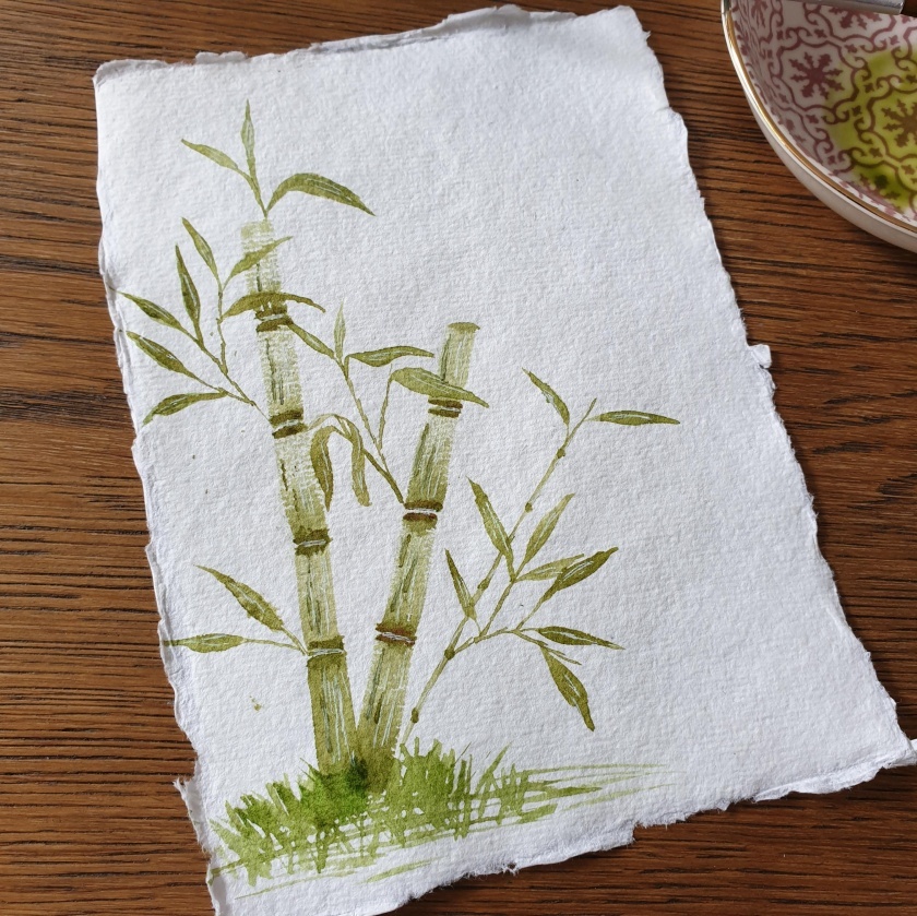 Bamboo on khadiPaper - student project