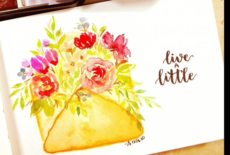 Flowers in Envelope